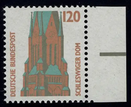 1375 SWK 120 Pf Seitenrand re. ** postfrisch