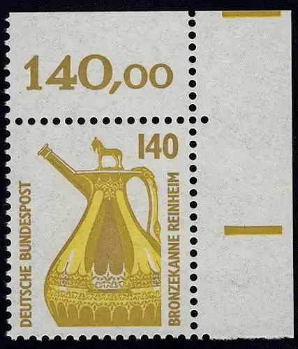 1401 SWK 140 Pf Ecke or ** postfrisch