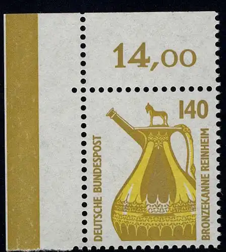 1401 SWK 140 Pf Ecke ol ** postfrisch