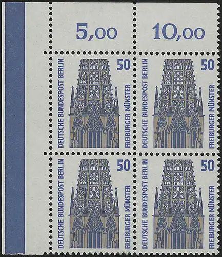 794 SWK 50 Pf Eck-Vbl. ol ** postfrisch