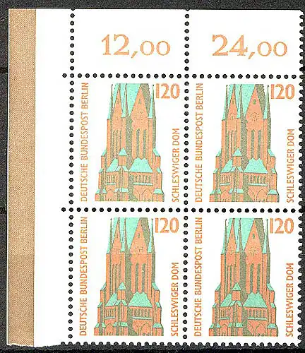 815 SWK 120 Pf Eck-Vbl. ol ** postfrisch