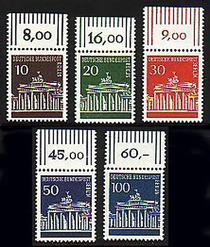286-290 Brandenburger Tor, Oberrand-Satz **
