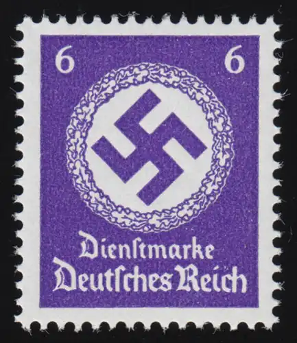 169a Behördendienst 6 Pf., ohne Wz., **