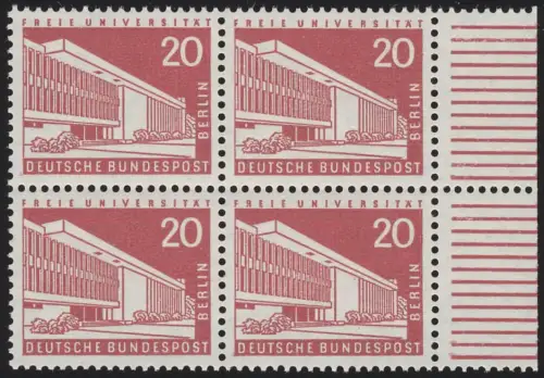 146w Stadtbilder 20 Pf Vbl. SR rechts ** postfrisch