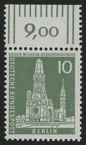 144w Stadtbilder 10 Pf Oberrand ** postfrisch