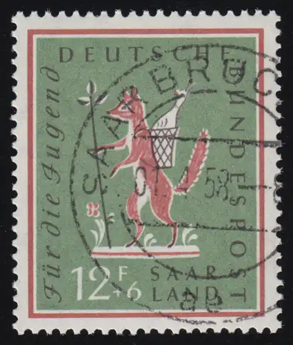 Saarland 433 Jugend Volkslieder 12 Fr 1958, O