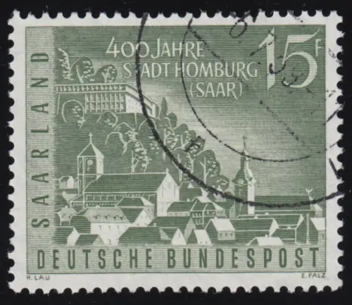 Saarland 436 Stadt Homburg 1958, O