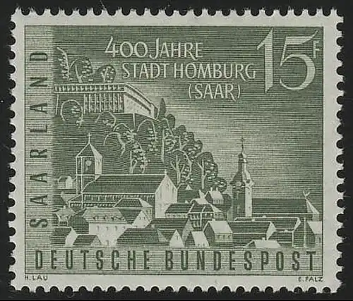 Saarland 436 Stadt Homburg 1958, **