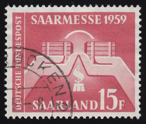 Saarland 447 Saarmesse Saarbrücken 1959, O