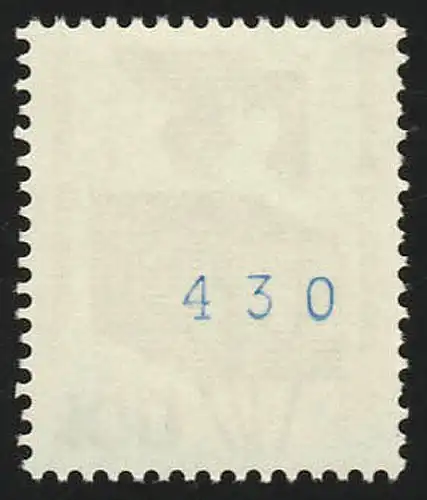 702d Unfall blaue Nr. 100 Pf, Einzelmarke + Nr. **