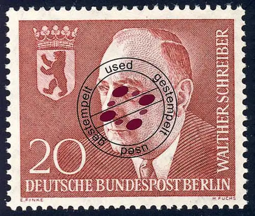 192 Walther Schreiber, gestempelt O