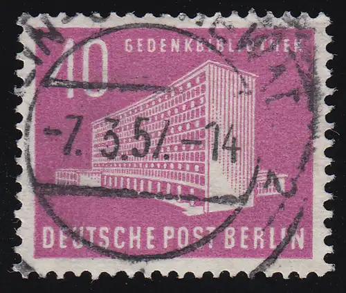 122 Berliner Bauten 40 Pf, Amerika Gedenkbibliothek O