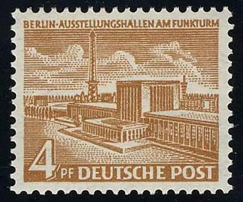 112 Berliner Bauten 4 Pf, postfrisch **