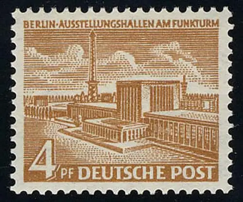 112 Berliner Bauten 4 Pf, postfrisch **