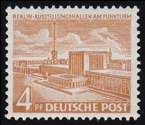 112 Berliner Bauten 4 Pf, postfrisch **