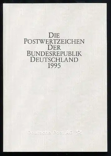 Ministerjahrbuch Bund 1995 - silber, Marken und Blockausgaben postfrisch ** 