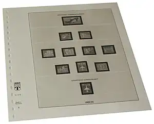 LINDNER-Vordrucke DDR Papierunterschiede 1989-1990