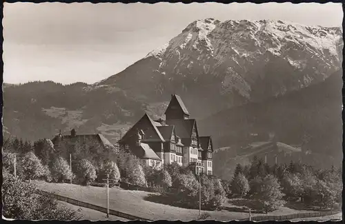 Landpost 13b Wasach über Oberstdorf 1957 AK Sanatorium Wasach mit Entschenkopf