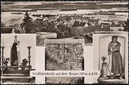 Landpost 14b Offingen über Riedlingen 1959 AK Wallfahrtskirche auf dem Bussen
