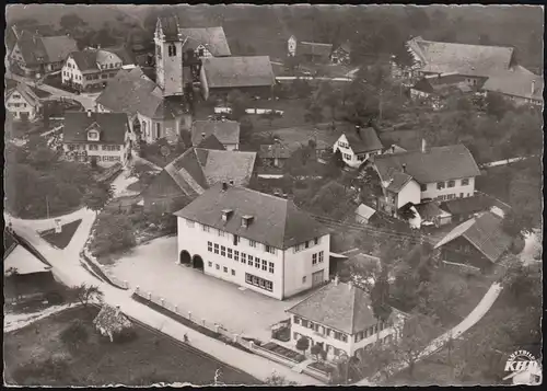 Landpost 14b Niederwangen über Wangen (Allgäu) 29.9.58 auf passender AK 