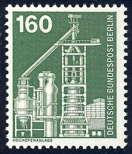 505 Industrie Technik 160 Pf Großhochofen ** NEUE Fluoreszenz