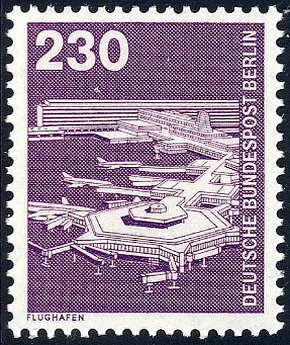 586 Industrie 230 Pf Flughafen Frankfurt ** ALTE Fluoreszenz