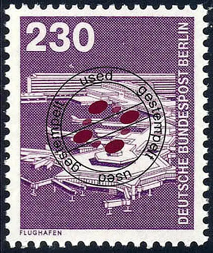 586 Industrie 230 Pf Flughafen Frankfurt O ALTE Fluoreszenz