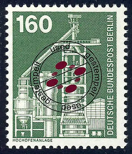 505 Industrie Technik 160 Pf Großhochofen O ALTE Fluoreszenz