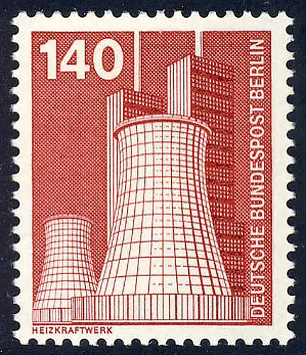 504 Industrie Technik 140 Pf Heizkraftwerk ** NEUE Fluoreszenz