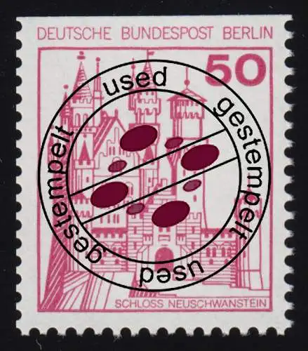 536C Burgen und Schlösser 50 Pf Neuschwanstein O