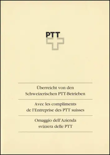 Schweiz 1236 Pro Juventute 1982, PTT-Grußkarte Tag der Briefmarke SSt Reinach