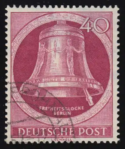 86 Glocke II (Klöppel rechts) 40 Pf O