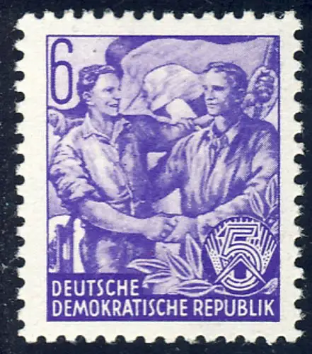 364 Fünfjahrplan 6 Pf, postfrisch **