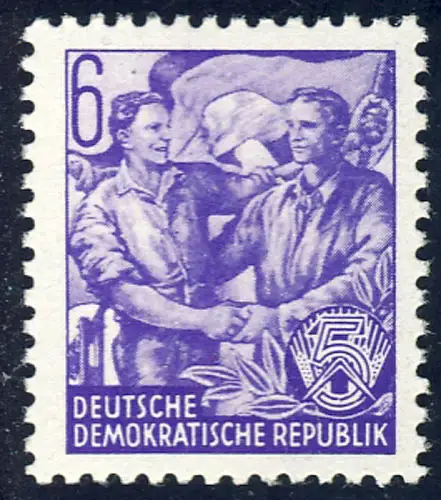 364 Fünfjahrplan 6 Pf, postfrisch **