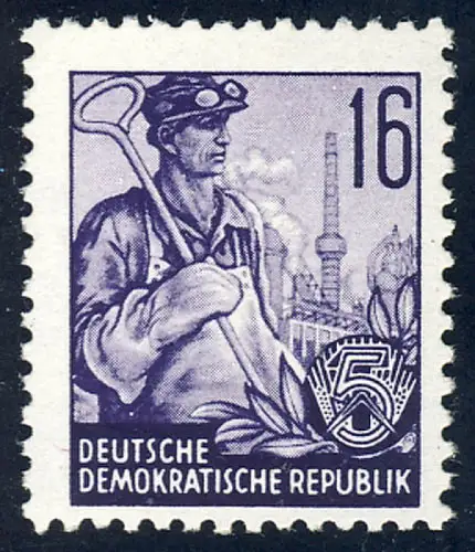 369 Fünfjahrplan 16 Pf, postfrisch **