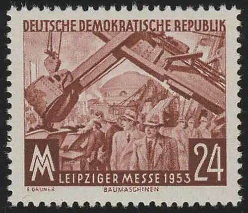 380 XI Leipziger Herbstmesse 24 Pf Wz.2 XI, postfrisch **