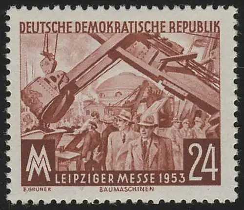 380 XII Leipziger Herbstmesse 24 Pf Wz.2 XII, postfrisch **