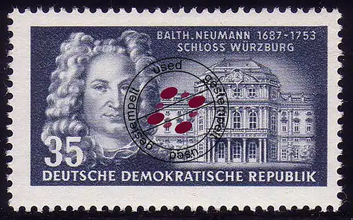 383 XI Balthasar Neumann 35 Pf Wz.2 XI O