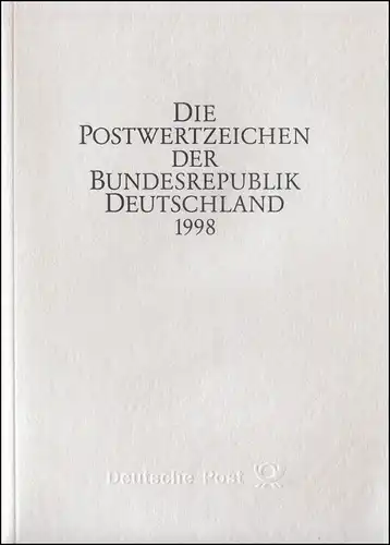 Ministerjahrbuch Bund 1998 - silber, Marken und Blockausgaben postfrisch **