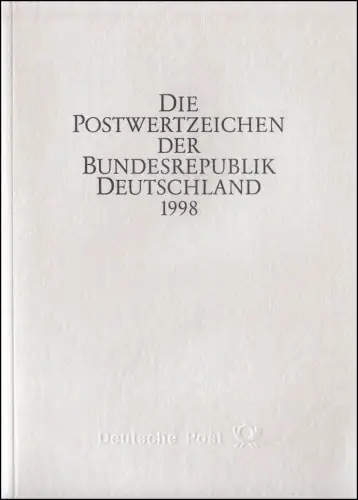 Ministerjahrbuch Bund 1998 - silber, Marken und Blockausgaben postfrisch **