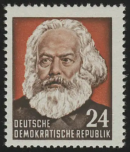349 I YI Karl Marx 24 Pf Wz.2 YI **