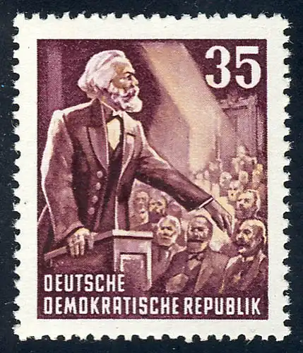 350 Karl Marx 35 Pf ** postfrisch