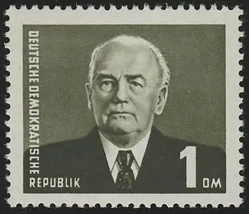 342ba II XI Wilhelm Pieck 1 DM Wz.2 XI ** postfrisch