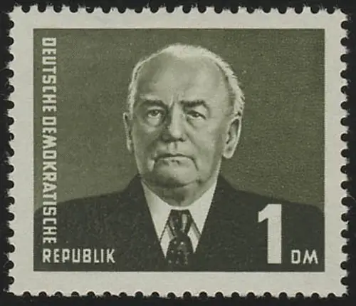 342ba II XII Wilhelm Pieck 1 DM Wz.2 XII ** postfrisch