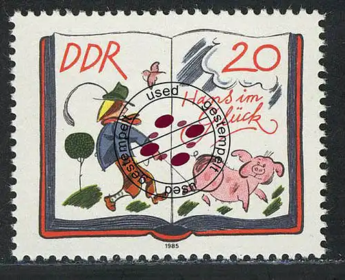 2989 Grimm - Hans im Glück 20 Pf 1985 O
