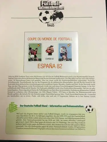 Fußball-WM 1982 Spanien, Sammlung in drei Vordruckbindern nach Borek-Abo **/Bf.