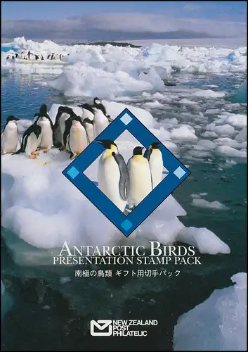 Neuseeland Antarctic Birds Vögel Satz ** Presentation Stamp Pack