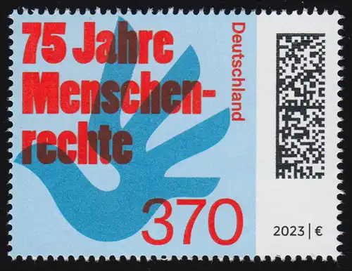 3805 Jubiläum 75 Jahre Menschenrechte, postfrisch **/MNH