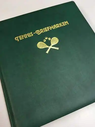 Tennis - der weiße Sport, Sammlung im Lindner-Vordruckringbinder aus Abo, **