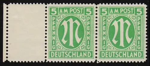 12ay AM-Post 5 p. paire serrée avec piéce gauche, résultat Wehner BPP